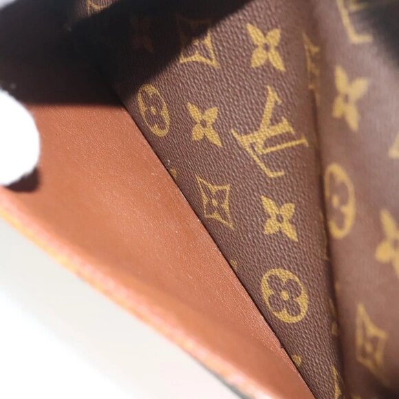 LOUIS VUITTON Monogram Compiegne 28 Clutch Bag M51845 LV Auth th6288 - Picture 14 of 16